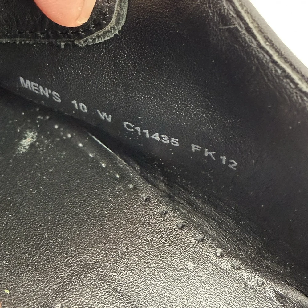 Cole Haan C11435 Black Leather Wingtip Shoes nK Air Soles Men’s Size 10W